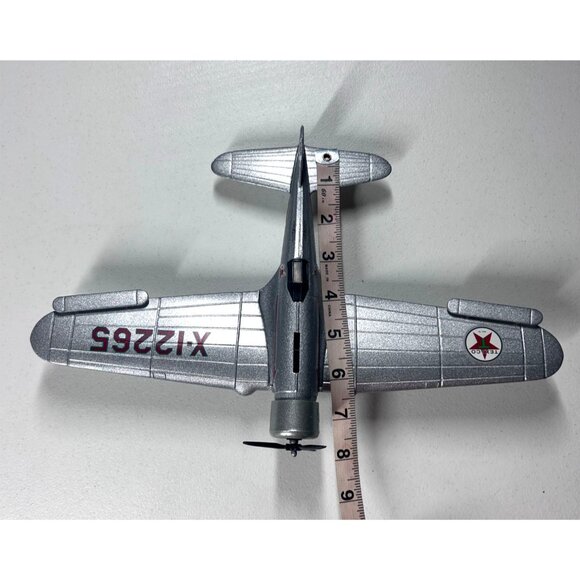 Texaco 1932 Northrop Airplane Wings Texaco Series 2 Collectible Die-Cast Silver - Picture 8 of 11